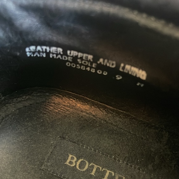 BOTTESINI MEN’S BLACK LEATHERMID RISE DRESS SHOE - SIZE 9 - EUC! - Picture 13 of 13